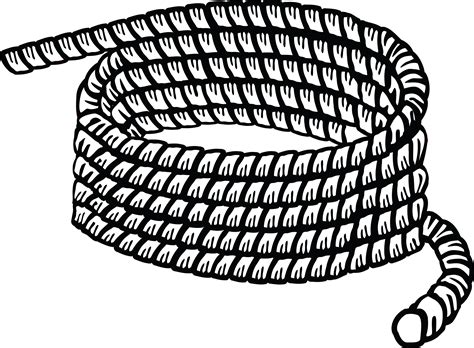 rope clipart|rope clip art black and white.